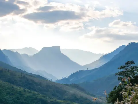 Viewpoint on the way to Nam Et-Phou Louey National Park