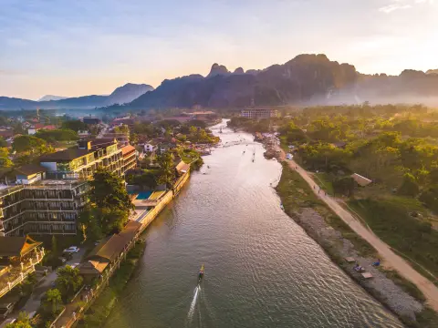 ການສຳຫຼວດວັງວຽງ - ທາງນ້ຳ