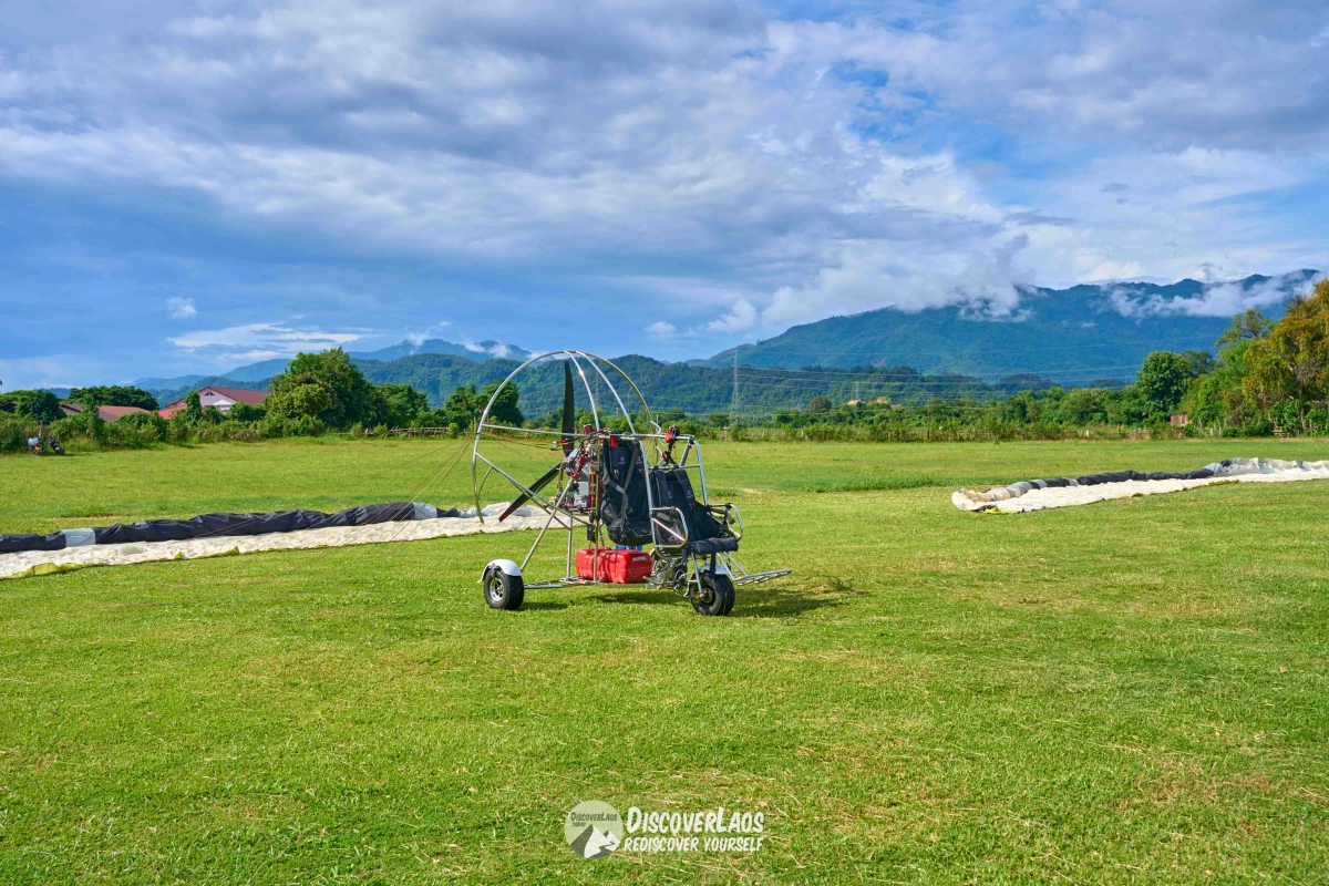 Paramotor Ride in Vang Vieng