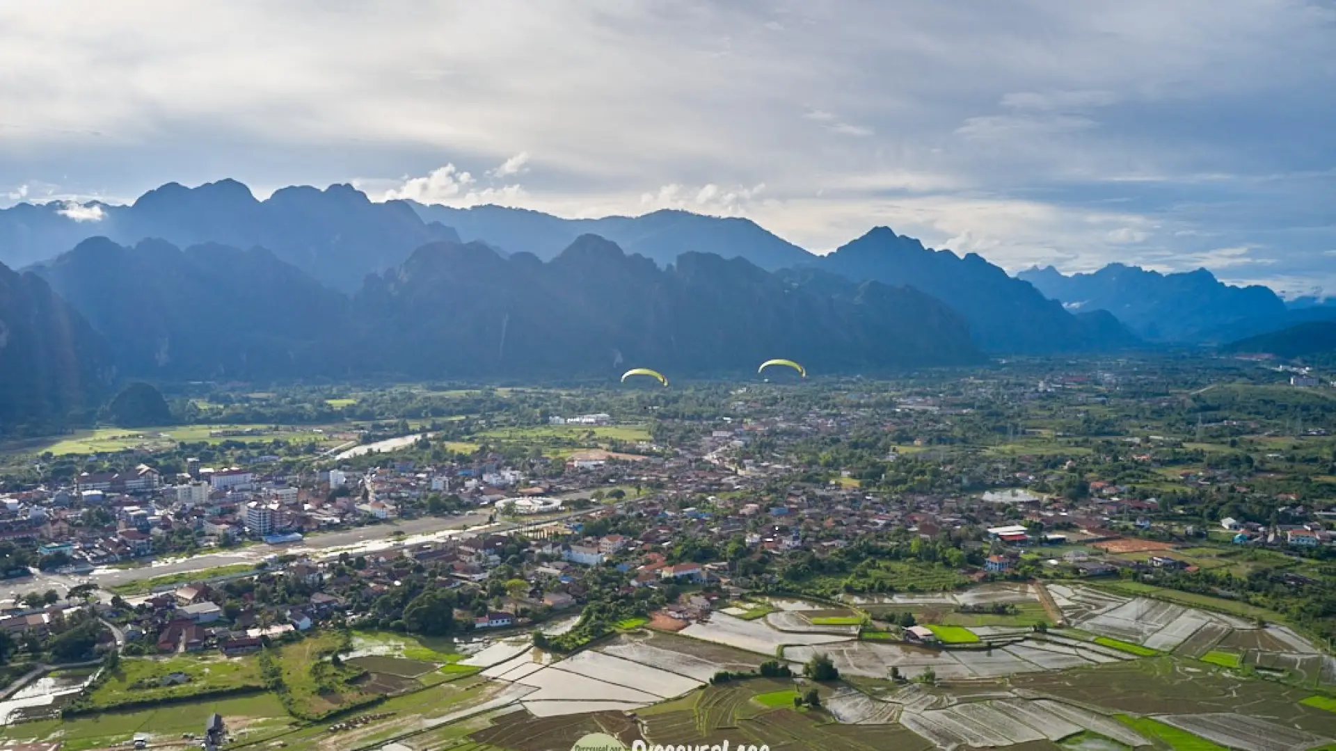 Paramotor Ride in Vang Vieng