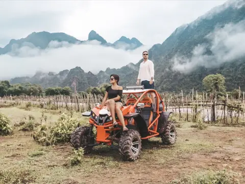 ການສຳຫຼວດວັງວຽງ - ທາງບົກ