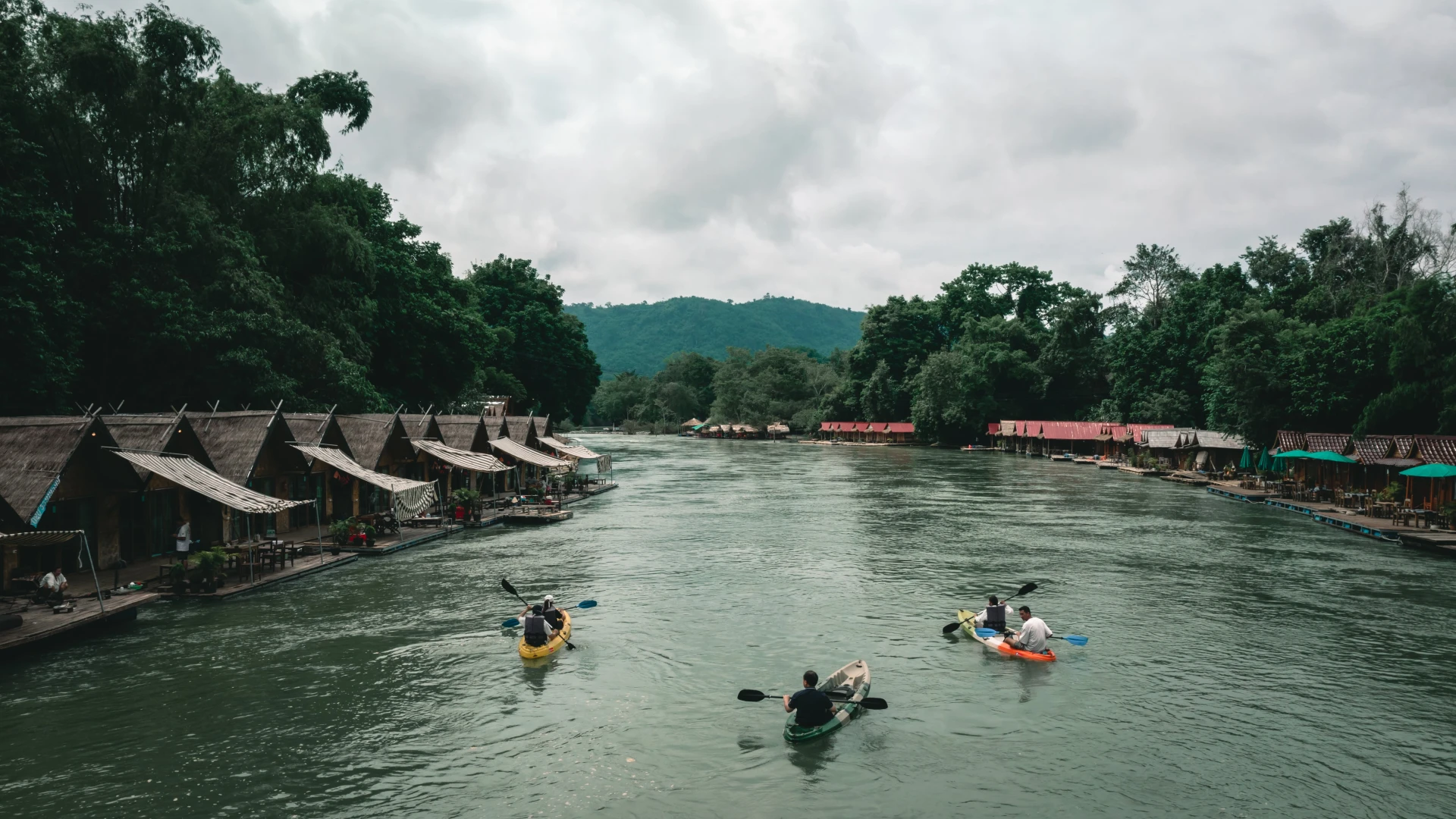 Kayaking on the Nam Lik River