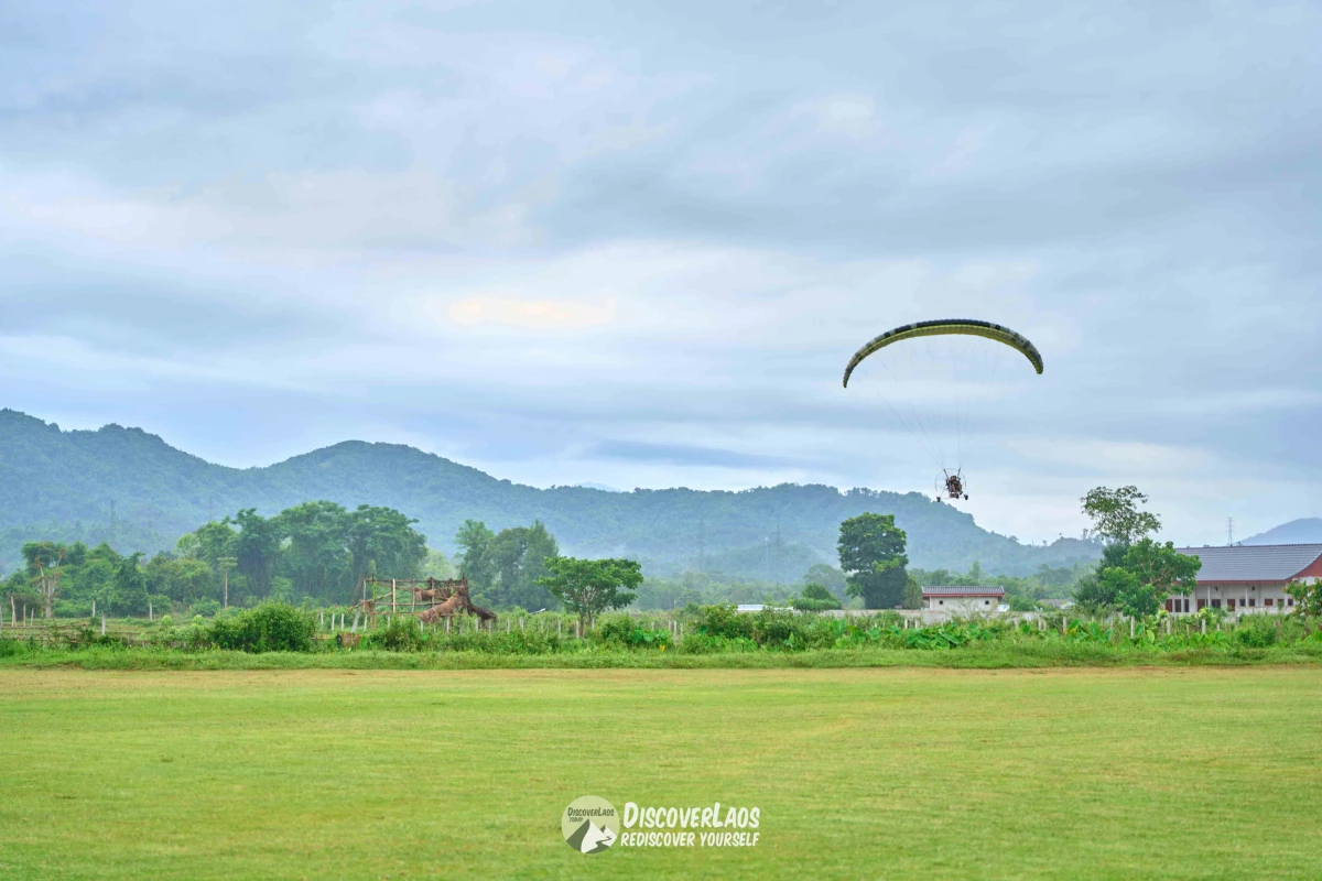 Paramotor Ride in Vang Vieng