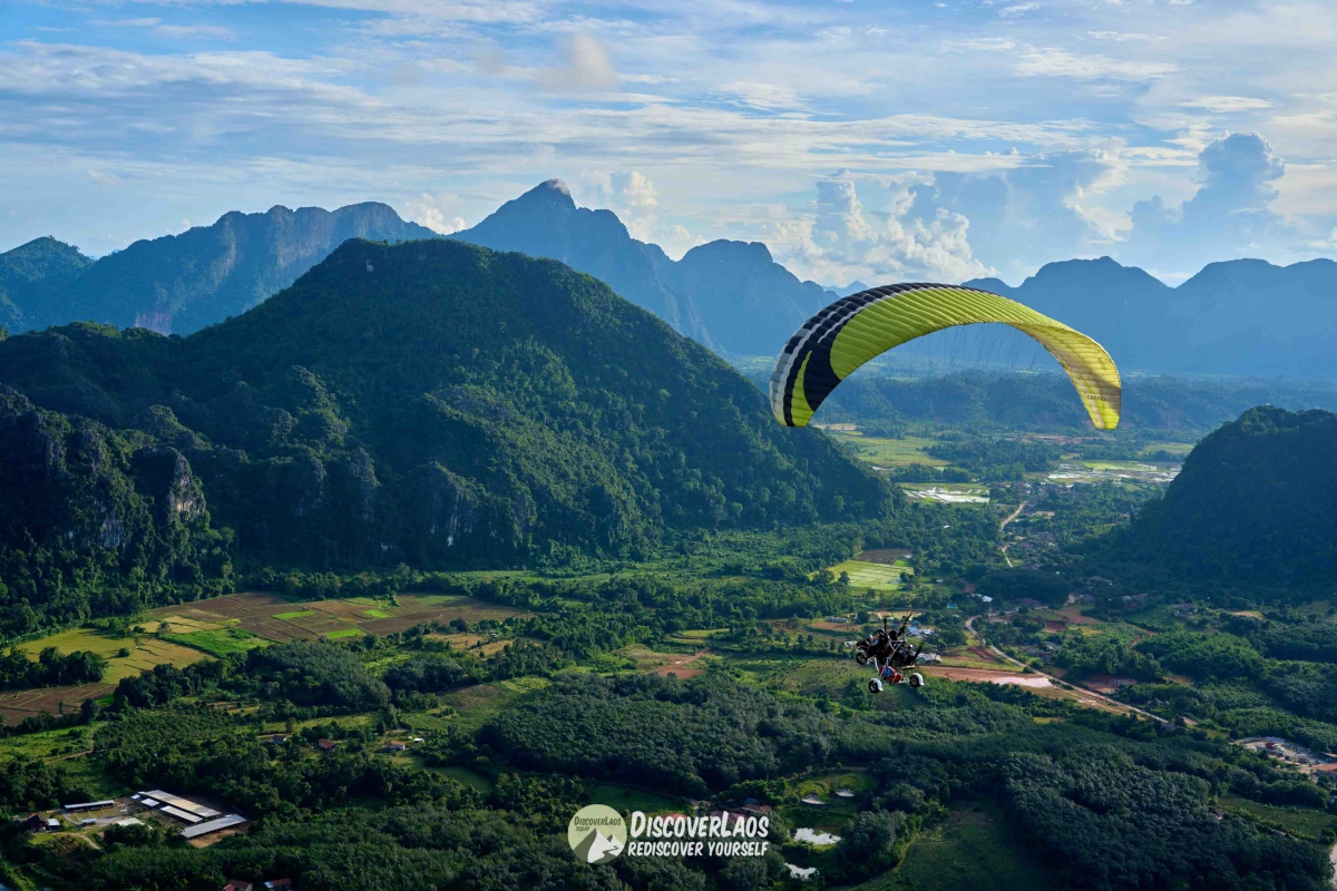 ການສຳຫຼວດວັງວຽງ - ທາງອາກາດ