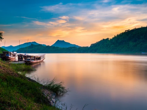 Private 2-Hour Sunset Cruise on Mekong River Private 2-Hour Sunset Cruise on Mekong River