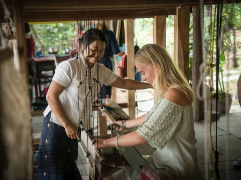 Half-day Silk Weaving Experience in Luang Prabang Half-day Silk Weaving Experience in Luang Prabang