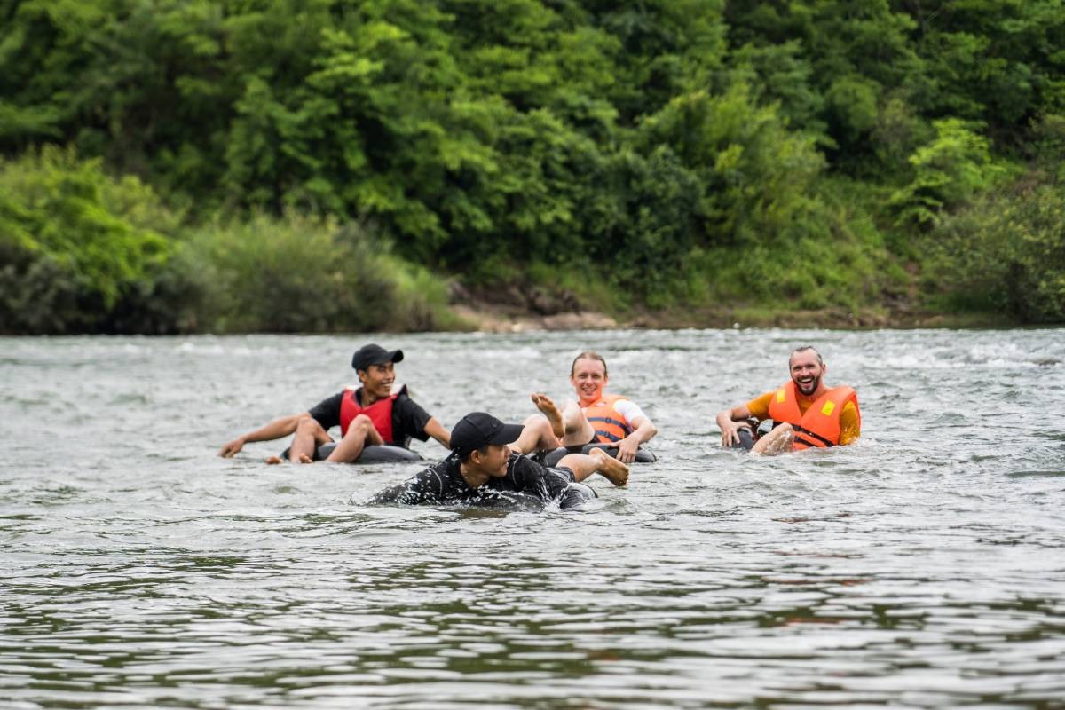 Namkhan River Tubing Or Kayaking