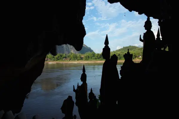 1 Day Pak Ou Cave, Kuang Si Waterfall Explorer by Minivan