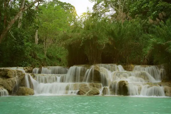 2 Day Mountain Biking & Trekking to Kuang Si Waterfall