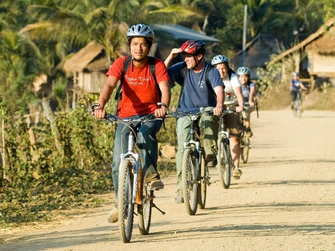 1 Day Mountain Biking On-Road  & Tad Sae Waterfall 1 Day Mountain Biking On-Road  & Tad Sae Waterfall