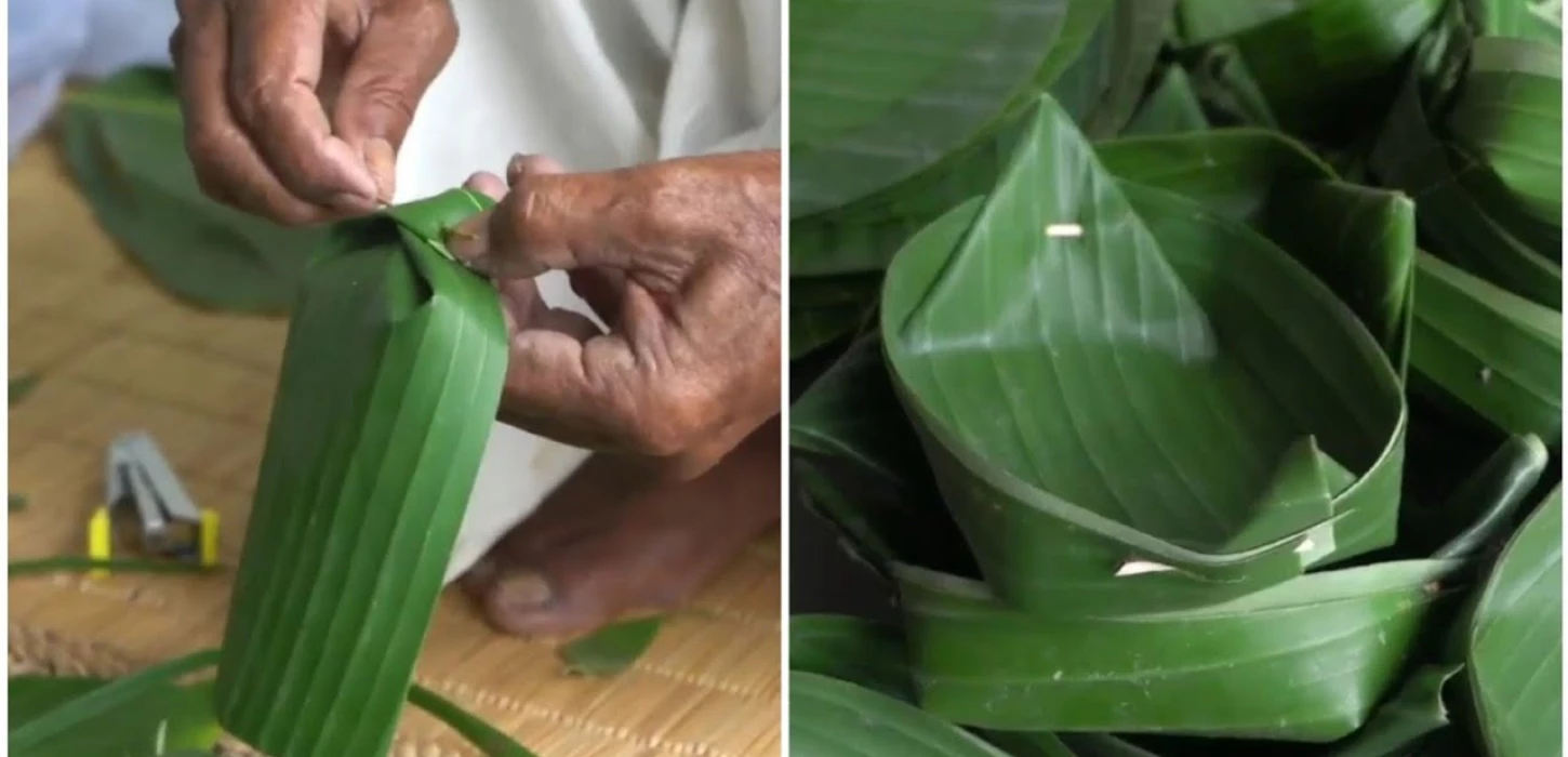 Crafting Natural Plates and Containers at Nahm Dong Park