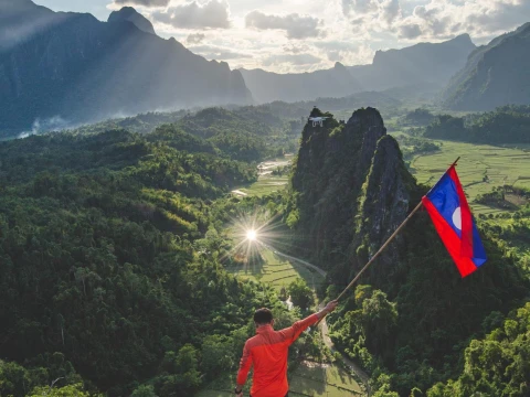 Half-Day Tour to Nam Xay Viewpoint and Blue Lagoon 1 Half-Day Tour to Nam Xay Viewpoint and Blue Lagoon 1