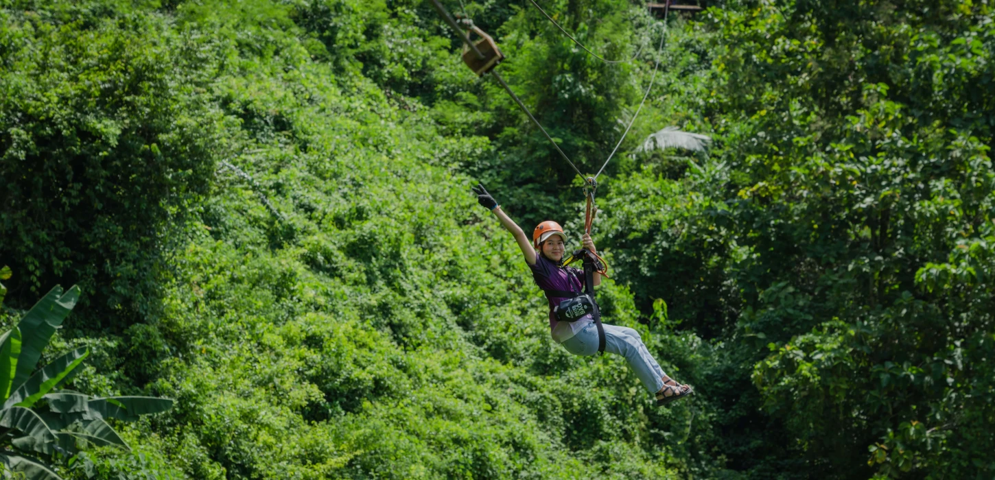 Half-Day Ziplining in Vang Vieng