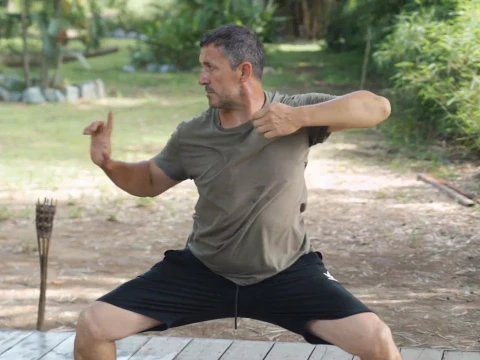 Chi Kung Class at NamKhan Eco Lodge Chi Kung Class at NamKhan Eco Lodge