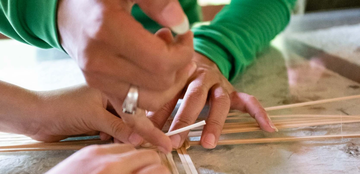 Bamboo Weaving Class at Nahm Dong Park