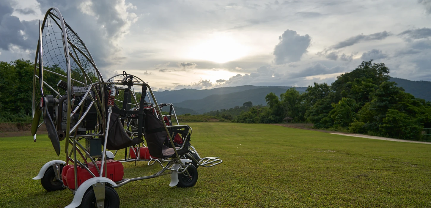 Paramotor Morning Experience Over Luang Prabang