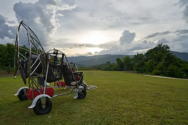 Paramotor Morning Experience Over Luang Prabang