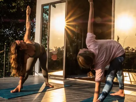 Yoga Class at Namkhan Ecolodge