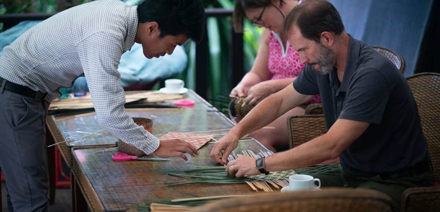 Bamboo Weaving Class