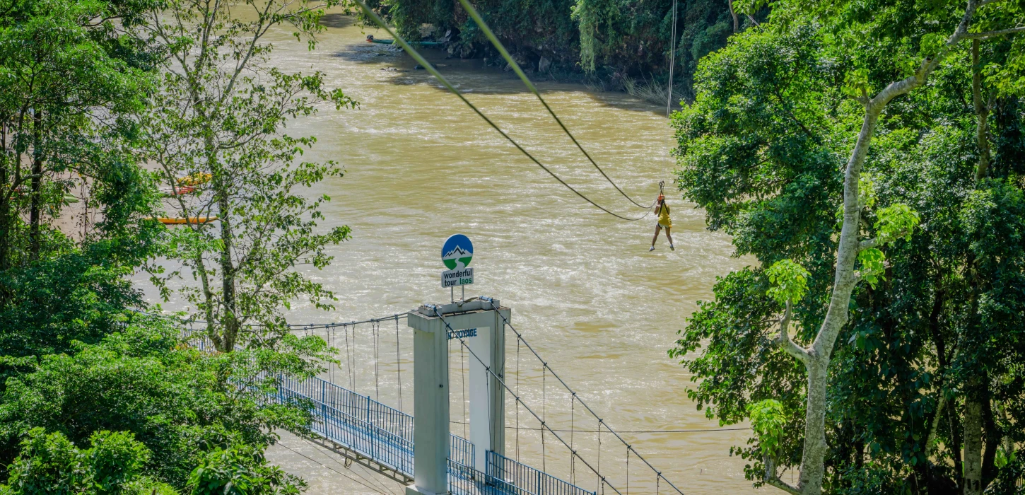 Half-Day Zipline Over Nam Song River