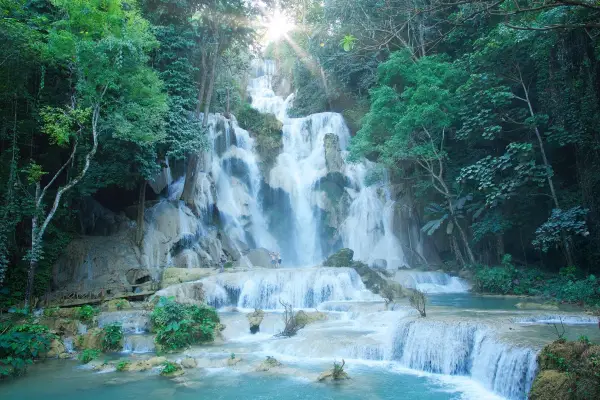 1 Day Trekking to Kuang Si Waterfall