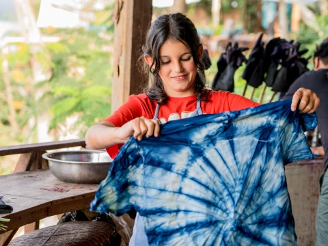Natural Dyeing T-Shirt Workshop Natural Dyeing T-Shirt Workshop