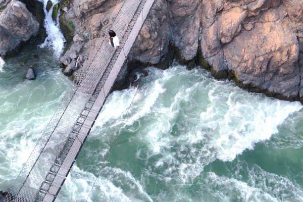 5 Suspension Bridges at Li Phi Waterfall 5 Suspension Bridges at Li Phi Waterfall