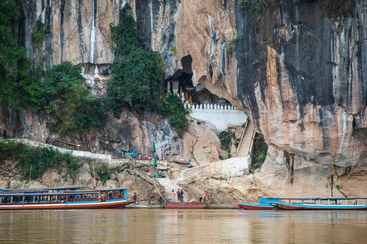 Entrance to the Pak Ou Cave