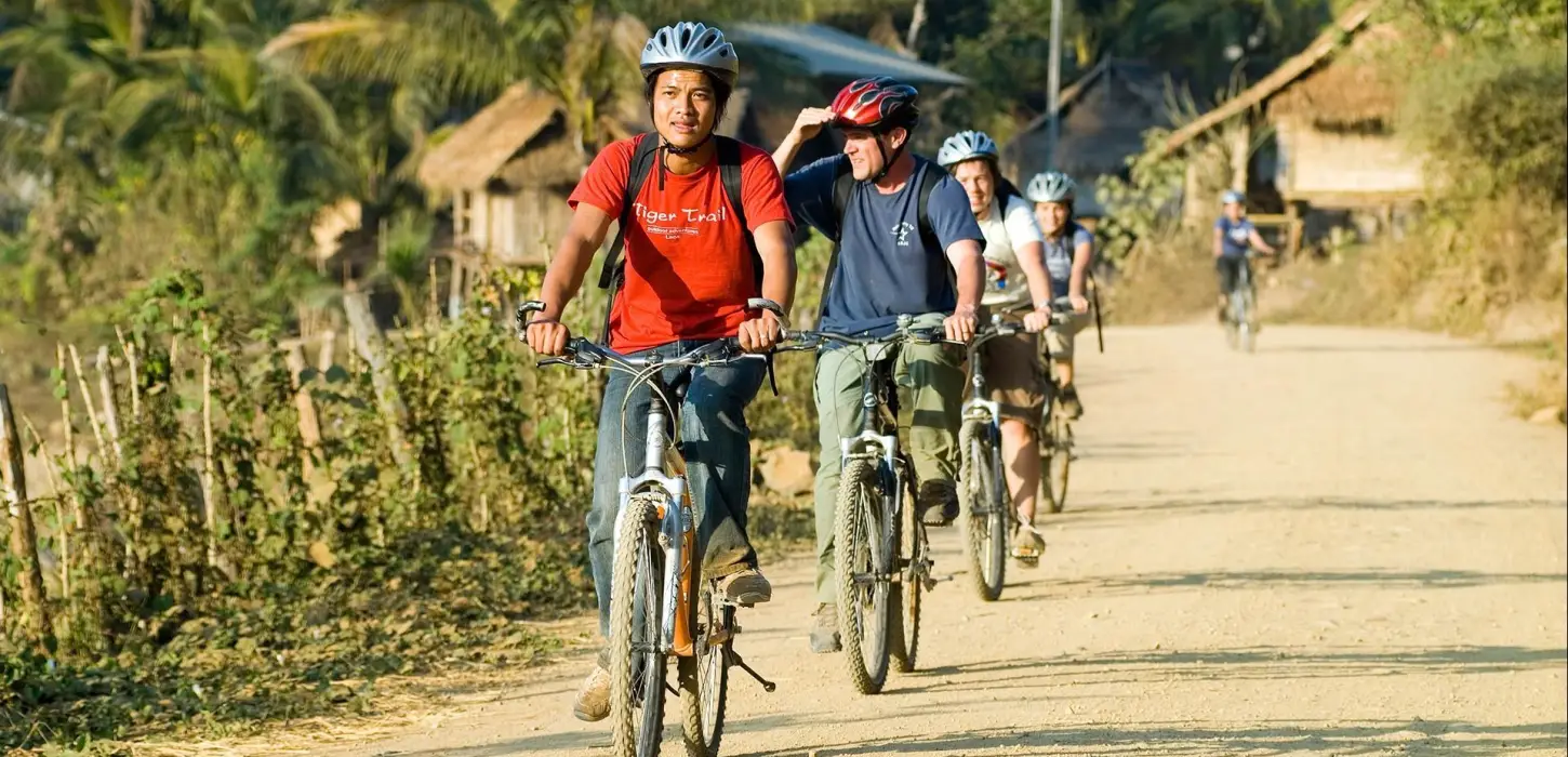 1-Day Mountain Biking On-Road  & Tad Sae Waterfall