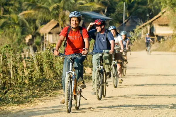 1-Day Mountain Biking On-Road  & Tad Sae Waterfall