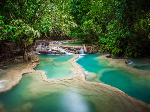 Kuangsi Waterfall