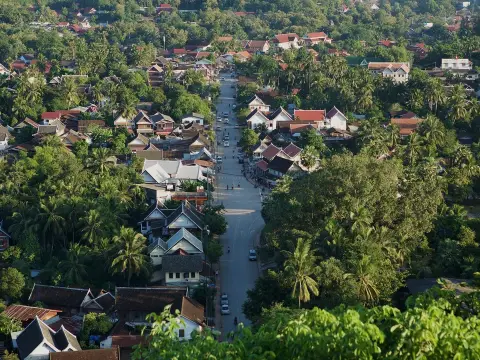 1-Day Biking Luang Prabang City Tour, World Heritage Town by Bike