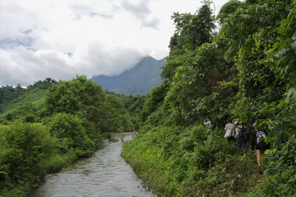 2 Days Trek in Nong Khiaw: 100 Waterfall Trek, Homestay & Historic Cave Treks + Village