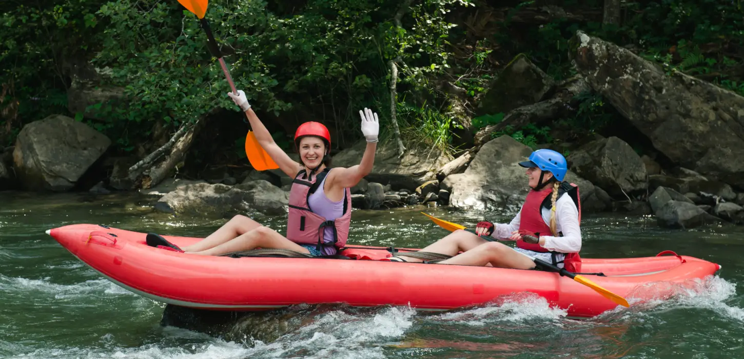 การผจญภัยด้วยจักรยานเสือภูเขาเต็มวัน & SUP/พายเรือคายัค