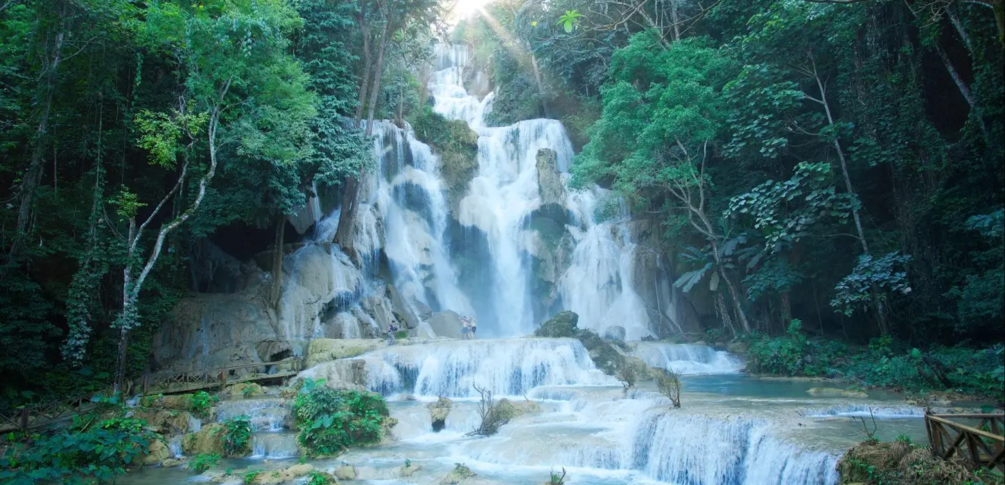 1-Day Trekking to Kuang Si Waterfall
